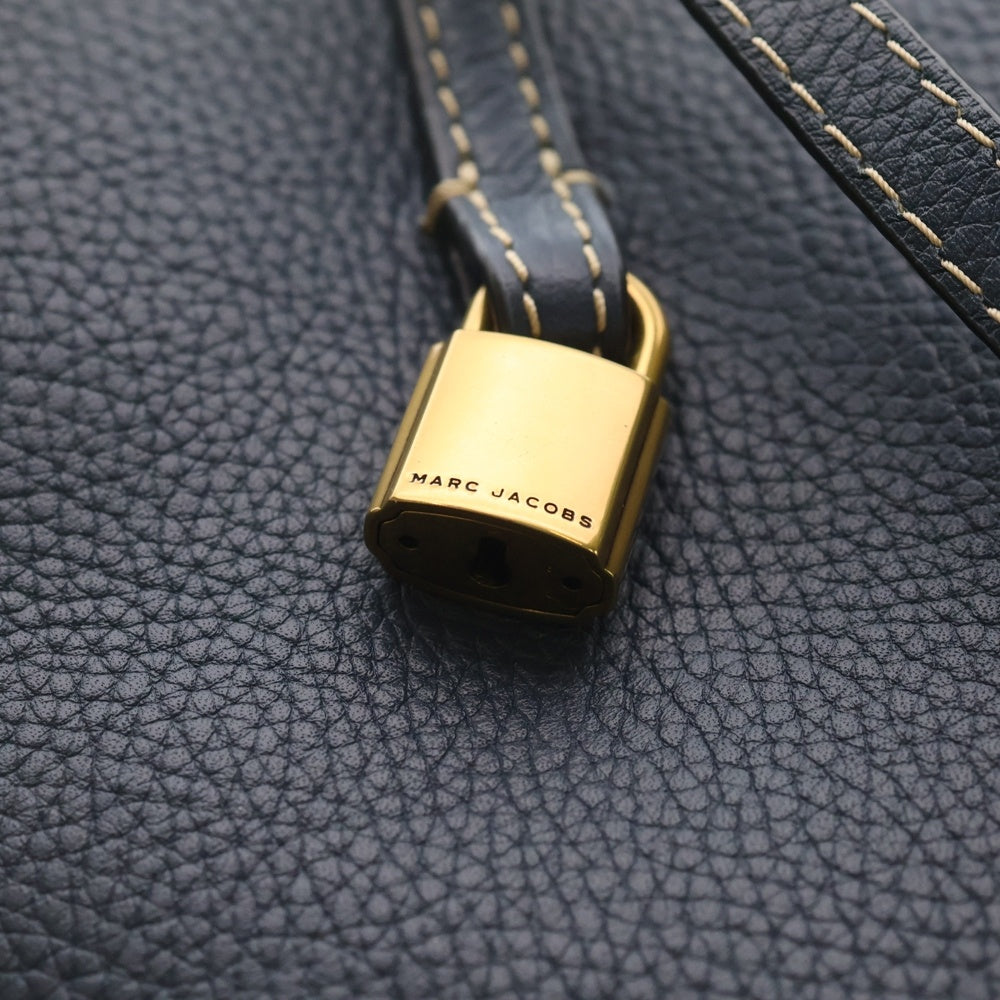 MARC JACOBS(マークジェイコブス) THE GRIND SHOPPER TOTE グレインレザー トートバック ブルー