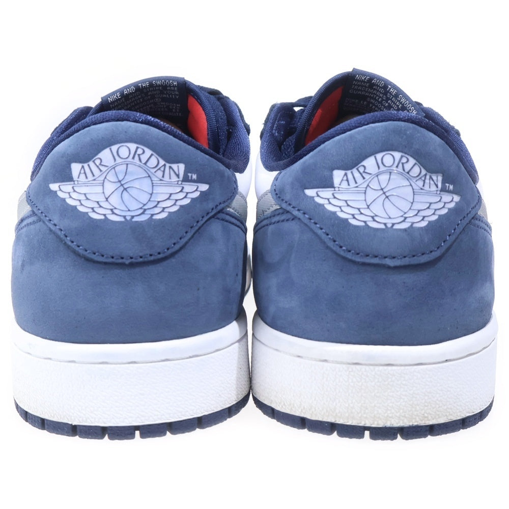 NIKE(ナイキ) SB AIR JORDAN 1 LOW QS CJ7891-400 エアジョーダン1 ローカットスニーカー ホワイト/ネイビー US10/28cm