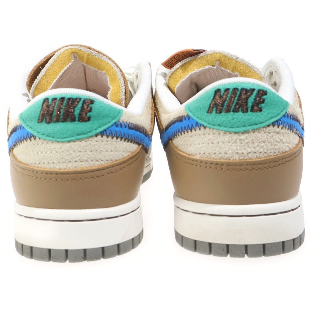 NIKE(ナイキ) ×size Dunk Low Dark Driftwood Photo BlueRattan ×サイズ ダーク ドリフトウッド フォトブルーラタン ダンクローローカットスニーカー DO6712-200 US10/28cm