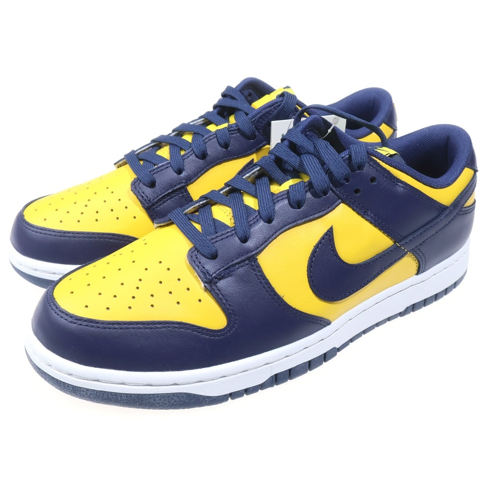 NIKE(ナイキ) DUNK LOW RETRO Michigan ダンク ミシガン ローカットスニーカー イエロー/ネイビー US10/28cm DD1391-700
