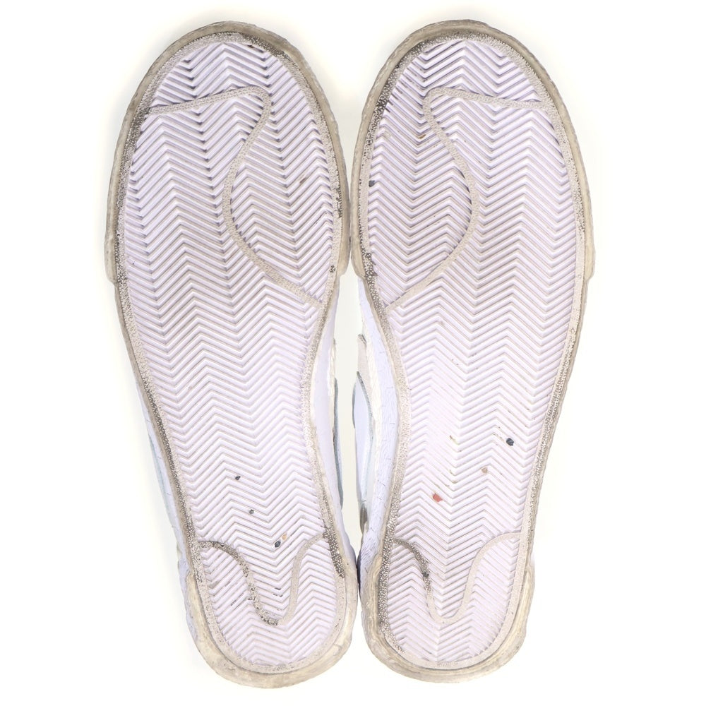 NIKE(ナイキ) ×BLAZER LOW WHITE PATENT LEATHER DM6443-100 サカイ ブレイザー パテント レザーローカットスニーカー ホワイト US10/28cm