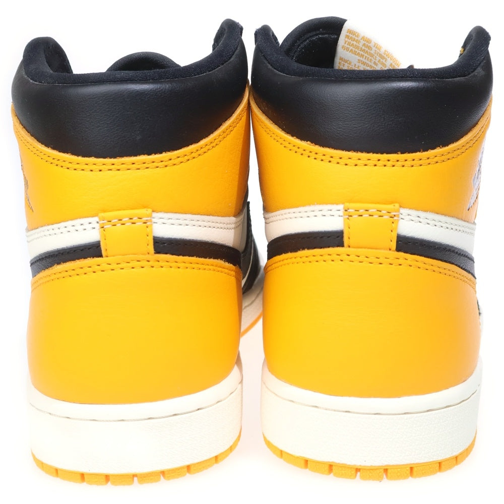 NIKE(ナイキ) AIR JORDAN 1 RETRO HIGH OG TAXI エアジョーダン 1 レトロ タクシー ハイカットスニーカー イエロー/ブラック US10/28cm 555088-711