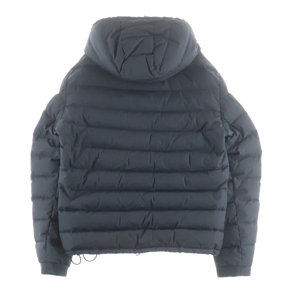 MONCLER(モンクレール) ×OFF-WHITE DINARD ×オフホワイト アームワッペン ジップアップ フーディダウンジャケット ブラック