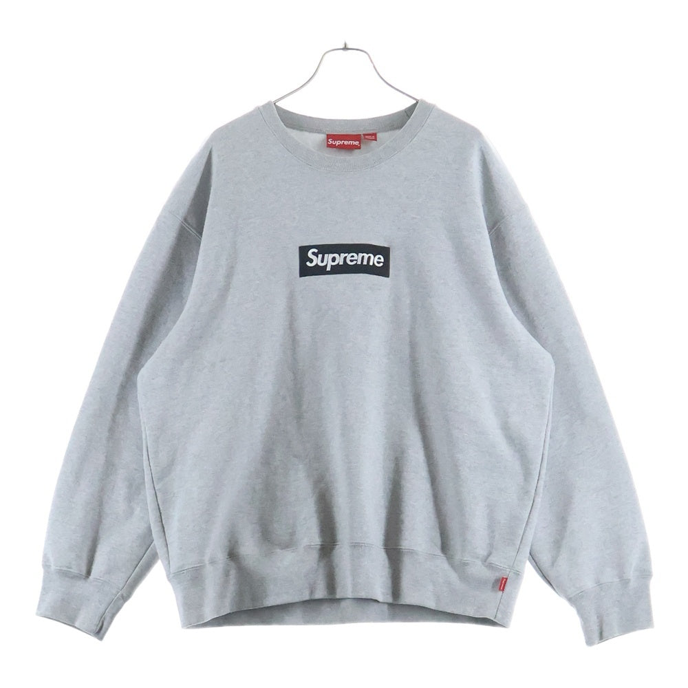 SUPREME(シュプリーム) 22AW Box Logo Crewneck ボックスロゴ クルーネック スウェット トレーナー グレー