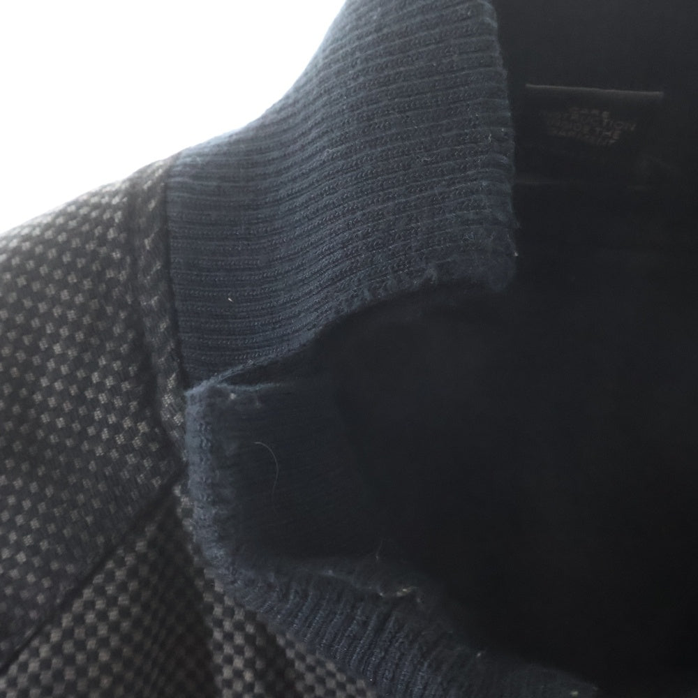 NO BRAND(ノーブランド) (DIESEL STYLE LAB ディーゼルスタイルラボ) プリントロゴ ジップアップ ジャケット ブラック