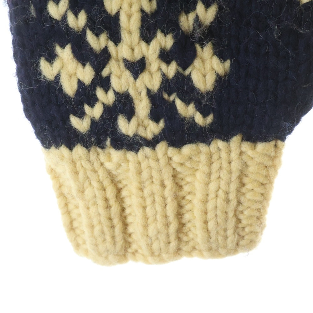 CANADIAN SWEATER(カナディアンセーター) カウチン ジップアップ ニット マルチカラー