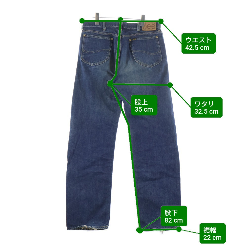 LEE(リー) ストレートデニムパンツ インディゴ E506-1595