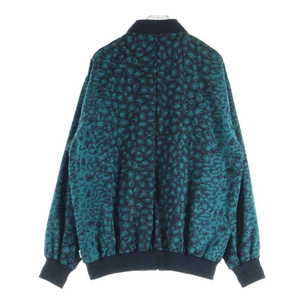 WTAPS(ダブルタップス) 21SS W1 レオパード ジップアップ ナイロンブルゾン 211TQDT-JKM02 グリーン