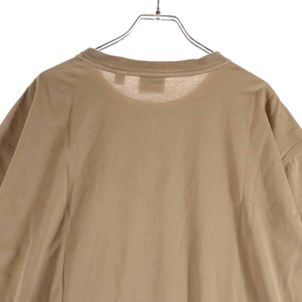 BURBERRY(バーバリー) 22SS ラバーロゴ クルーネック半袖Tシャツカットソー ブラウン 8055310