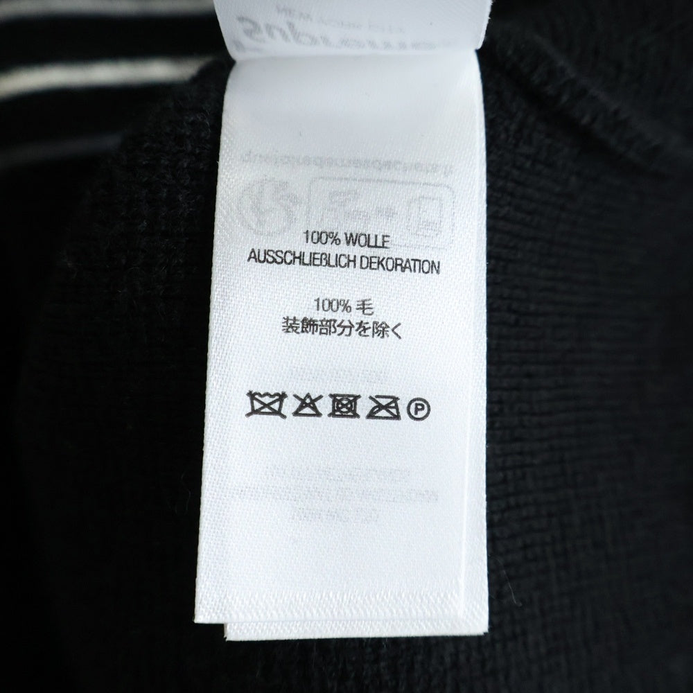 SUPREME(シュプリーム) 25AW Stripe Zip Up Polo Sweater ストライプジップポロ ニットシャツ ストライプ ブラック