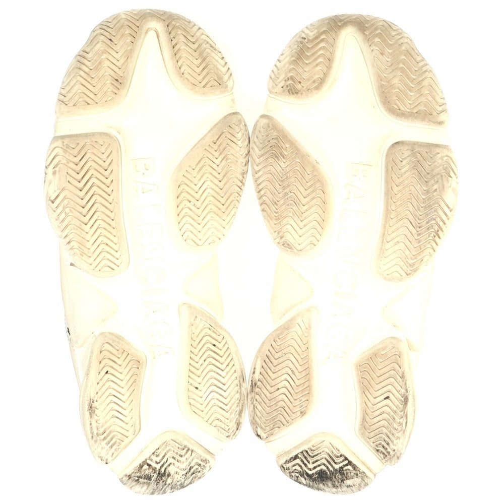 BALENCIAGA(バレンシアガ) Triple S Sneaker トリプルS ロゴ総柄 ローカットスニーカー 536737 ホワイト