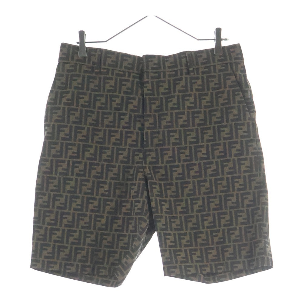 FENDI(フェンディ) ズッカ ショート ハーフパンツ ブラウン FB0821 A6WJ