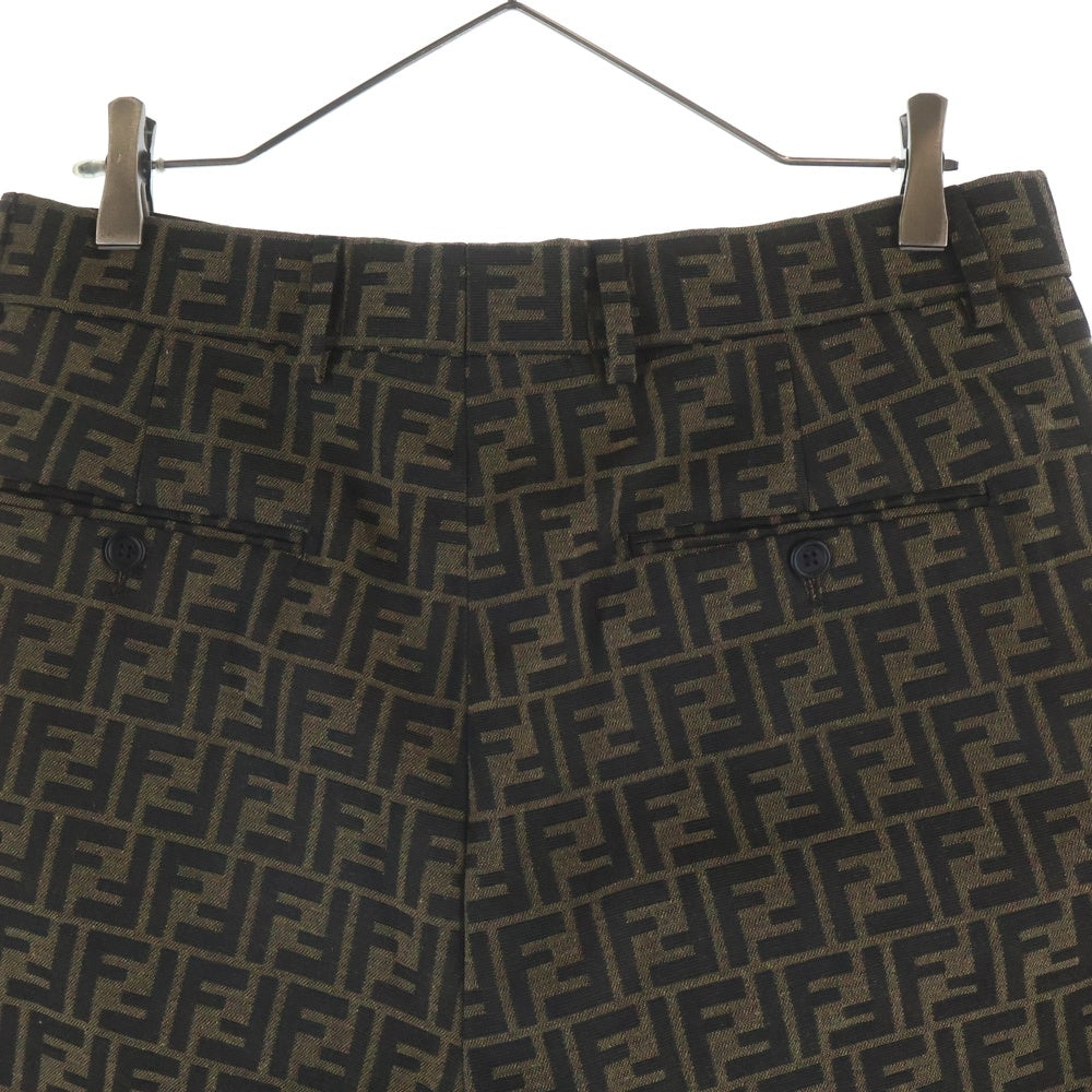 FENDI(フェンディ) ズッカ ショート ハーフパンツ ブラウン FB0821 A6WJ