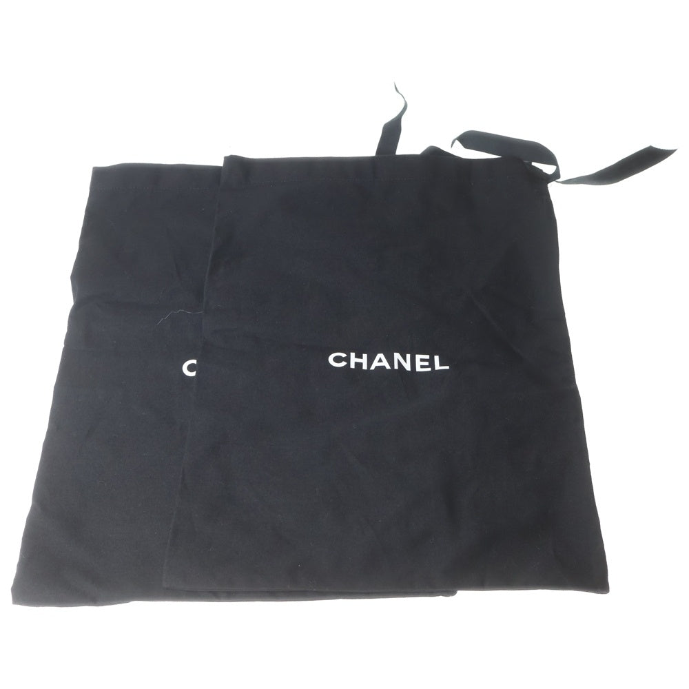 CHANEL(シャネル) メティエダールコレクション ラムスキン ココマーク ロゴ フラットサンダル ブラック レディース