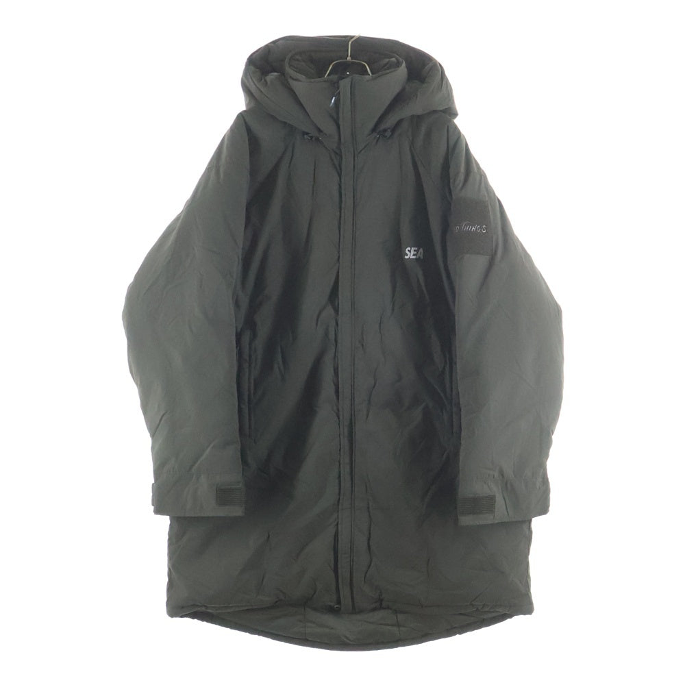 WIND AND SEA(ウィンダンシー) × WILDTHINGS READY PARKA ワイルドシングス ナイロン ダウンジャケット アウター カーキ WT22525SN-WAS