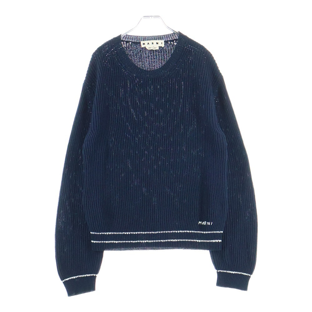 MARNI(マルニ) 20SS ウールニットセーター GCMG0118Q0 ネイビー