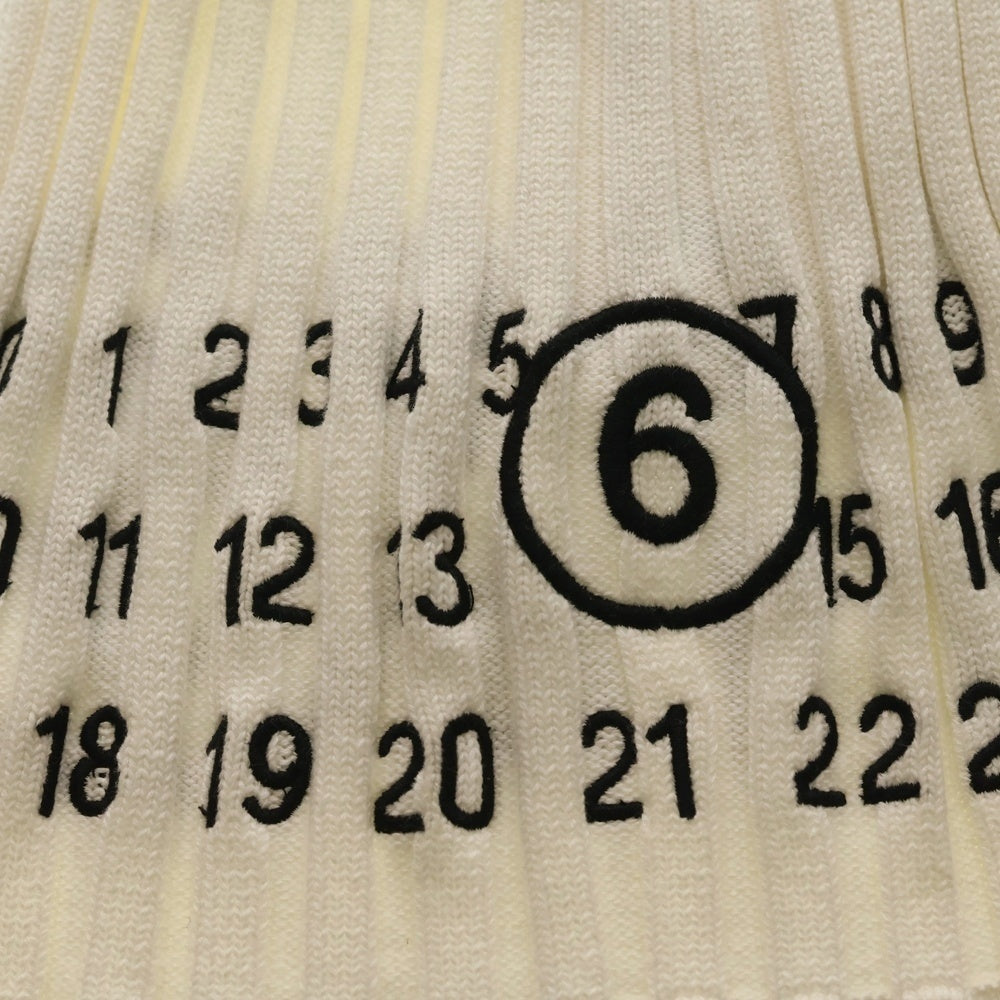 MM6 Maison Margiela(エムエムシックスメゾンマルジェラ) 21SS コットン マフラー S52TE0040 ホワイト レディース