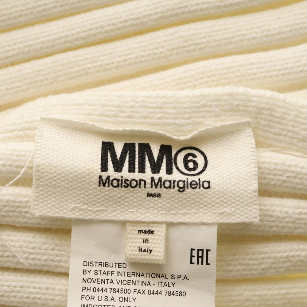 MM6 Maison Margiela(エムエムシックスメゾンマルジェラ) 21SS コットン マフラー S52TE0040 ホワイト レディース