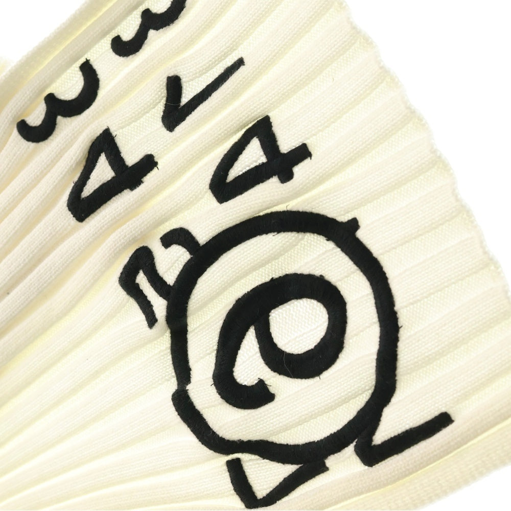 MM6 Maison Margiela(エムエムシックスメゾンマルジェラ) 21SS コットン マフラー S52TE0040 ホワイト レディース