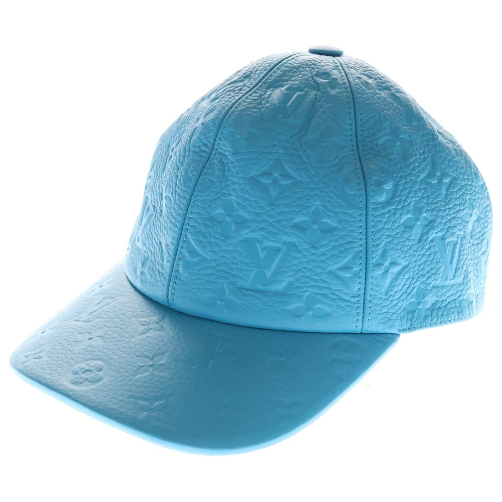 LOUIS VUITTON(ルイヴィトン) モノグラム レザーキャスケット キャップ 帽子 MP2607 ブルー