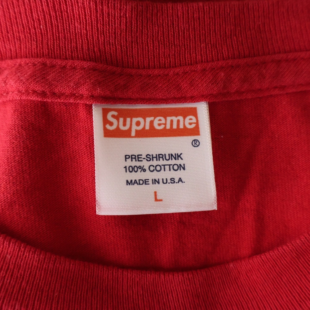 SUPREME(シュプリーム) 07SS Joe Cool Dog Poker Tee ドックポーカー クルーネック 半袖Tシャツ レッド