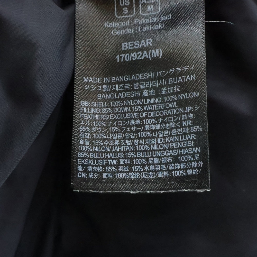 THE NORTH FACE(ザノースフェイス) NUPTSE JACKET ヌプシジャケット 700フィル ダウンジャケット ブラック