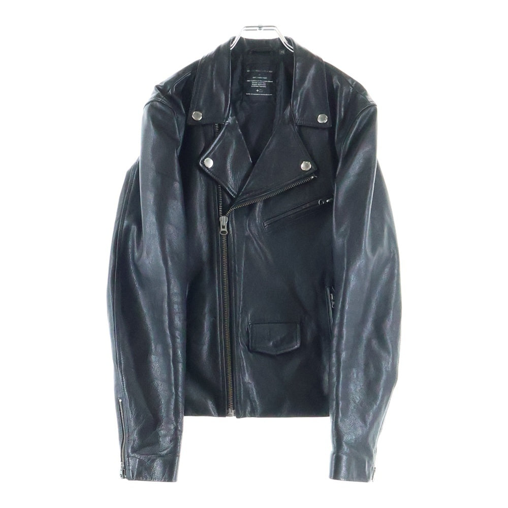 ART COMES FIRST(アートカムズファースト) ×AVEC CES FRERES ダブルライダース ジャケット ブラック