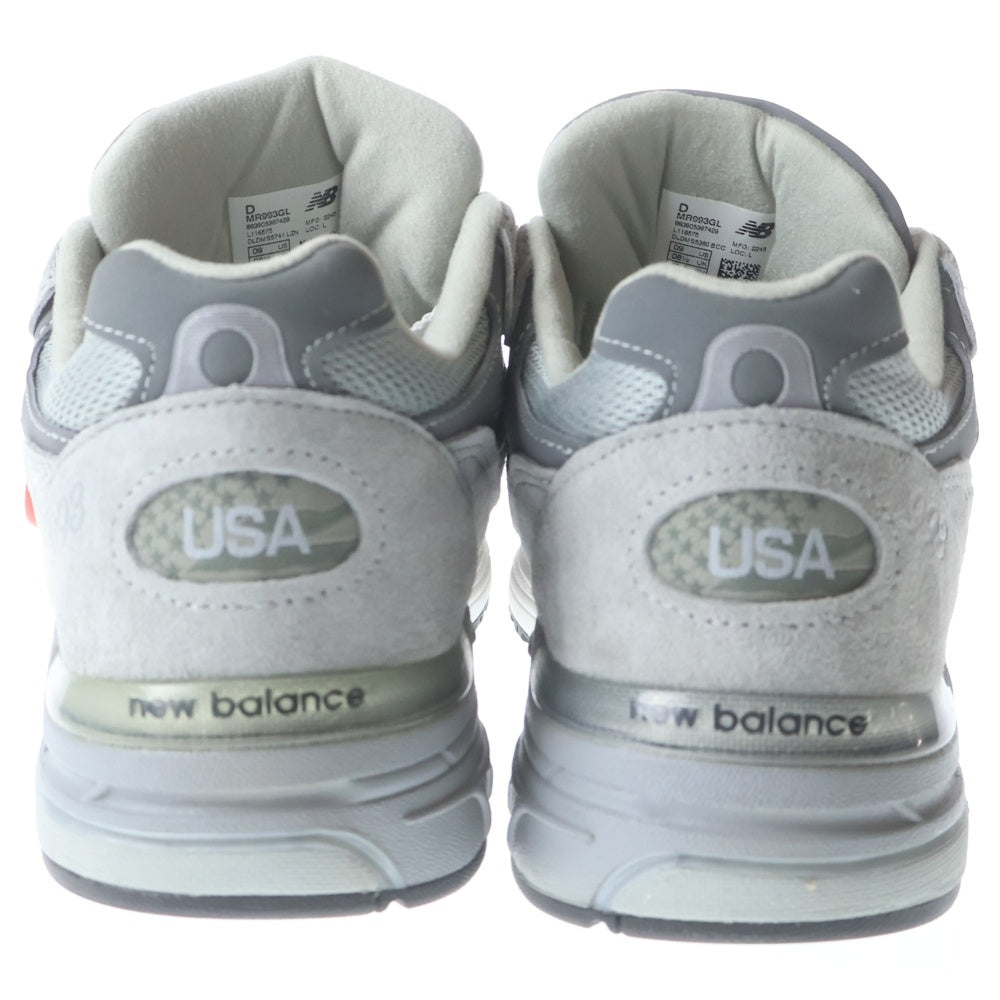 New Balance(ニューバランス) 993 Gray MR993GL 27cm/US9 ローカットスニーカー グレー