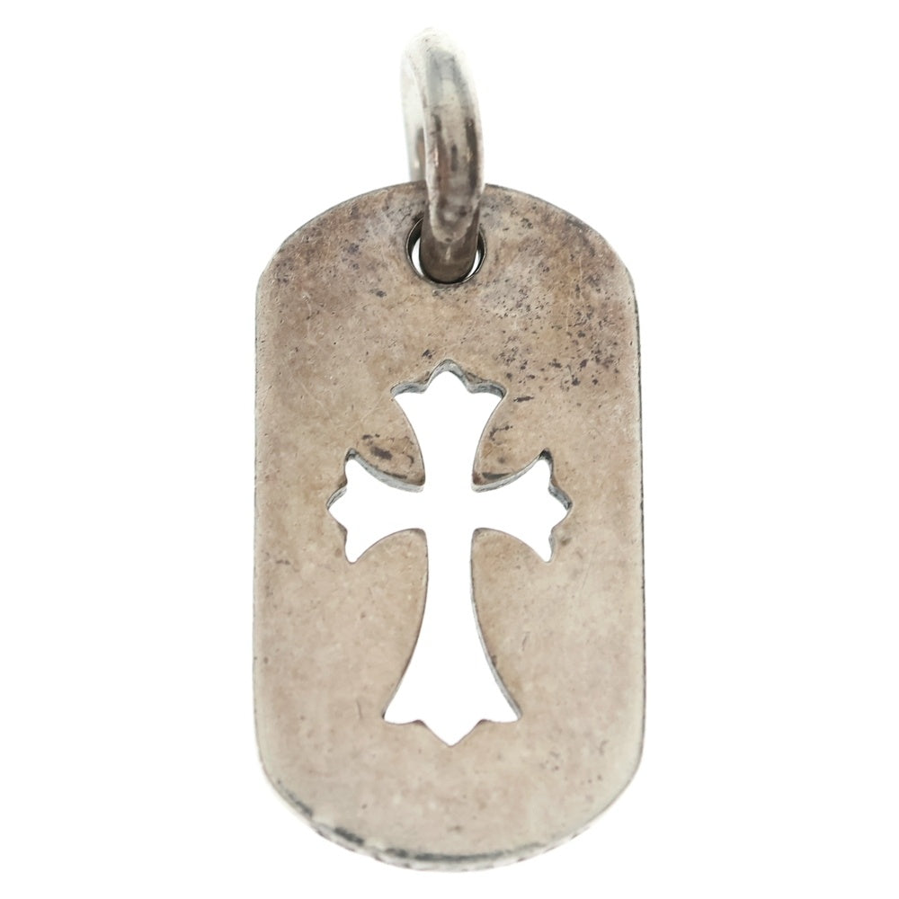 CHROME HEARTS(クロムハーツ) D TAG SML CO CRS カットアウトクロスドッグタグ スモール ペンダントトップ シルバー BCA242