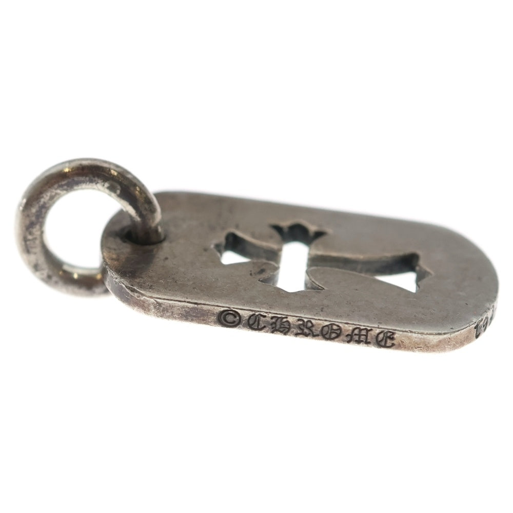 CHROME HEARTS(クロムハーツ) D TAG SML CO CRS カットアウトクロスドッグタグ スモール ペンダントトップ シルバー BCA242