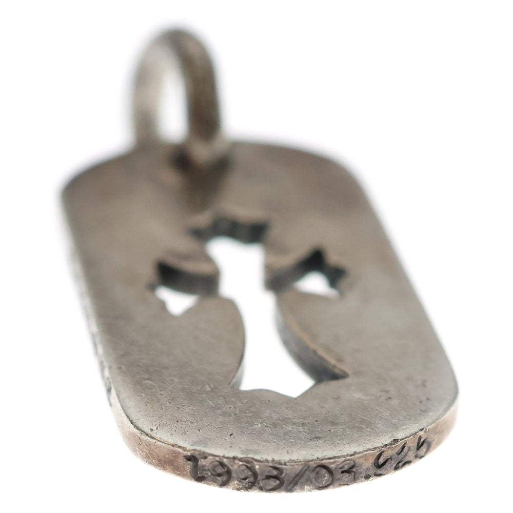 CHROME HEARTS(クロムハーツ) D TAG SML CO CRS カットアウトクロスドッグタグ スモール ペンダントトップ シルバー BCA242