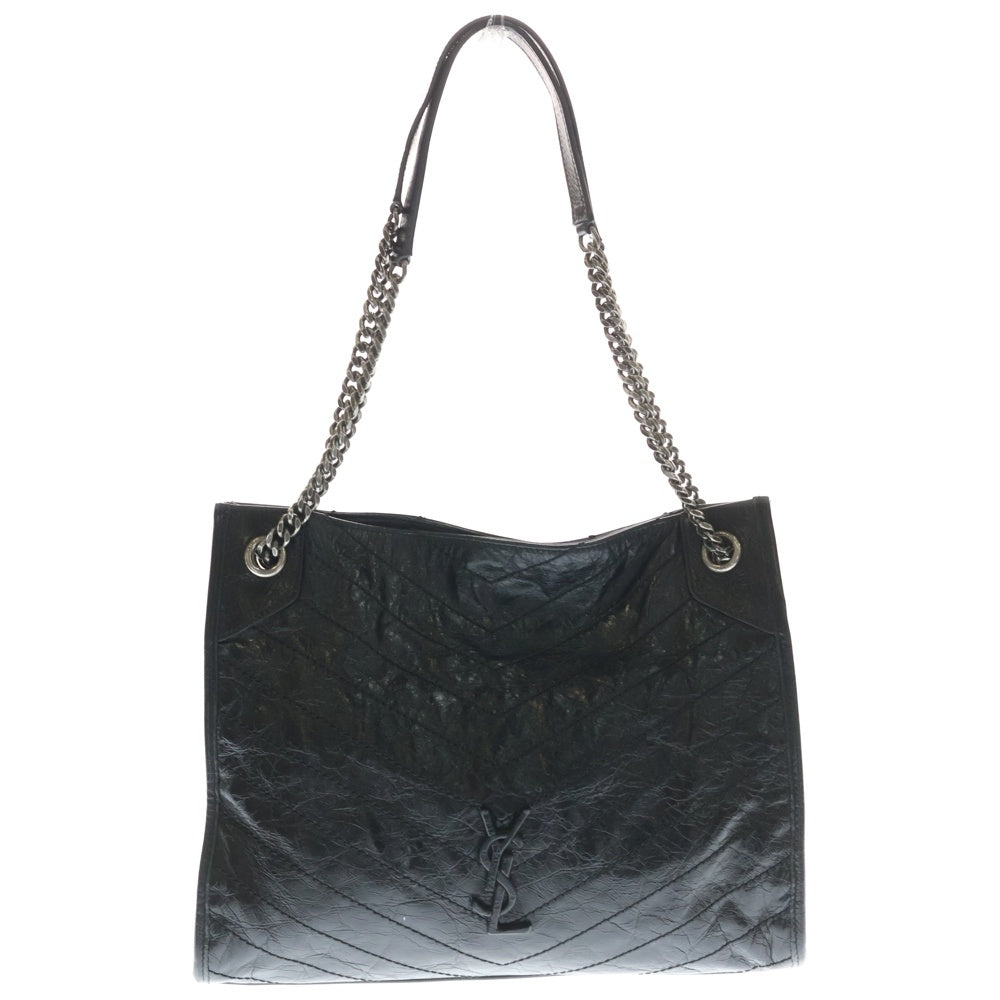 SAINT LAURENT PARIS(サンローランパリ) ニキ ショッピング チェーントートバッグ 577999 ブラック レディース