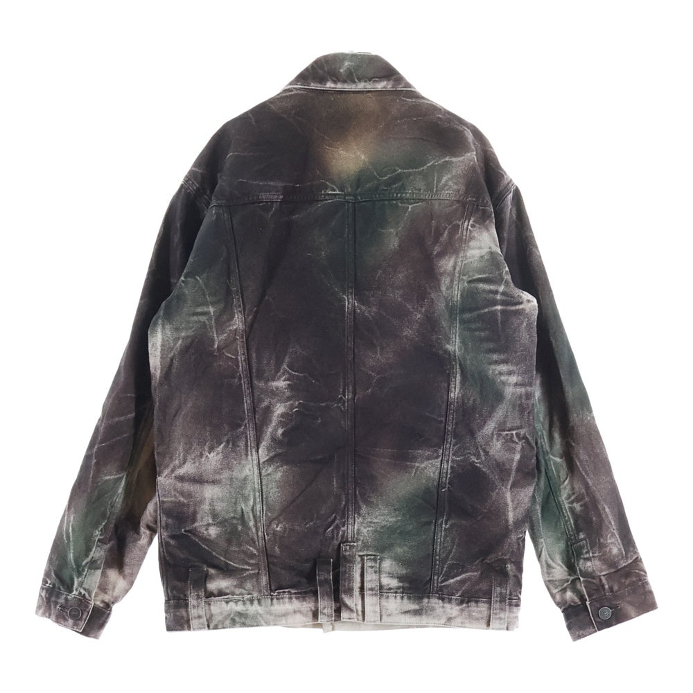 DIESEL(ディーゼル) 25SS x Thug Club J-THUG-JKT ジャケット P015770SPBU ブラウン/グリーン