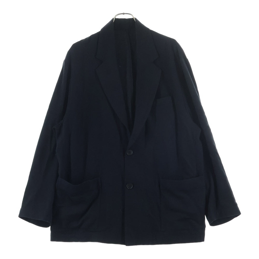 Stein(シュタイン) 26SS Rayon Silk Flannel Single Breasted Jacket レーヨンシルク ブレステッドジャケット ST.1438 ブラック