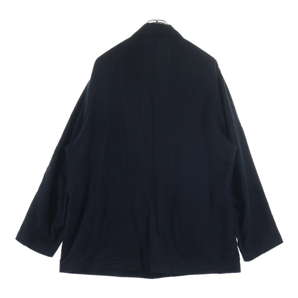 Stein(シュタイン) 26SS Rayon Silk Flannel Single Breasted Jacket レーヨンシルク ブレステッドジャケット ST.1438 ブラック
