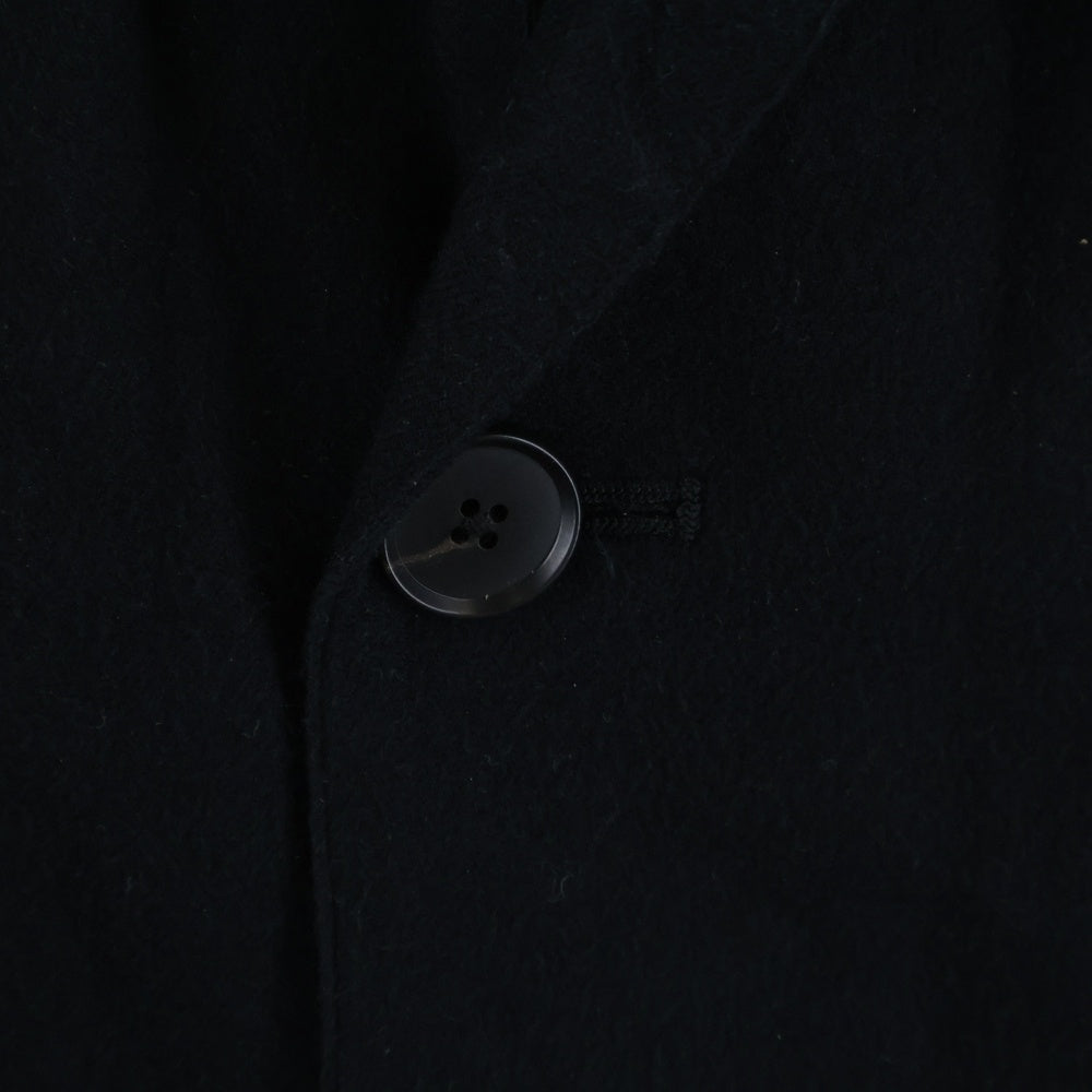 Stein(シュタイン) 26SS Rayon Silk Flannel Single Breasted Jacket レーヨンシルク ブレステッドジャケット ST.1438 ブラック