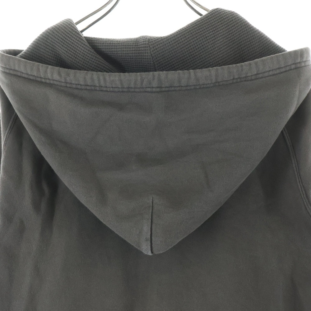 NUMBER (N)INE(ナンバーナイン) 06AW NOIR期 本人期 宮下期 3ポケット ririジップ ダブルジップ フードサーマル ジップアップパーカー グレー