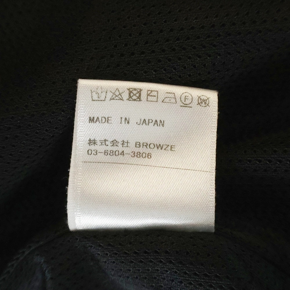 The Ennoy Professional(エンノイプロフェッショナル) 20SS Nylon Jacket ロゴ白刺繍 ナイロン SS20BRENJK01LV ナイロントラックジャケット ブラック