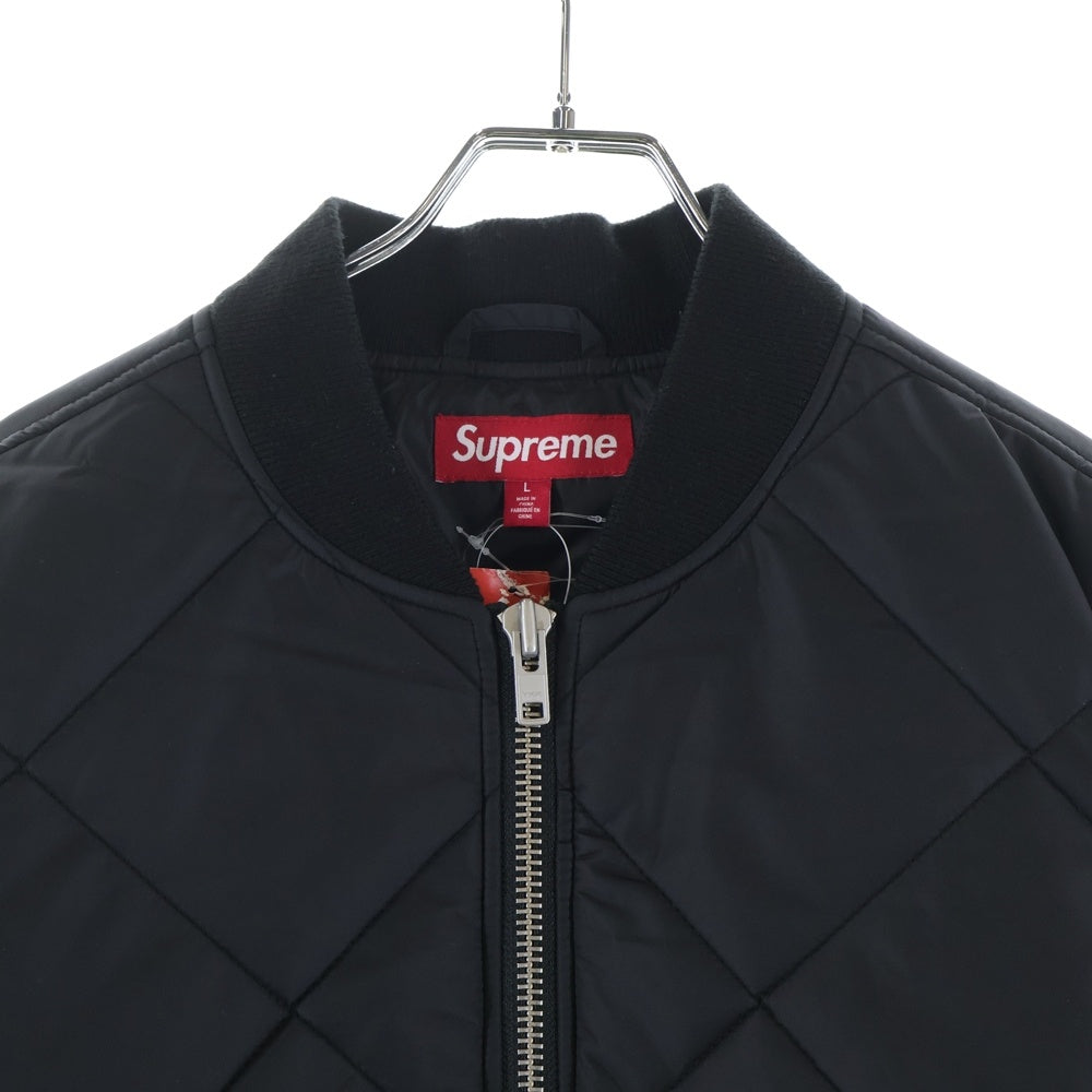 SUPREME(シュプリーム) 24AW AOI Quilted Work Jacket アオイキルテッドワークジャケット キルティングジャケット ブラック