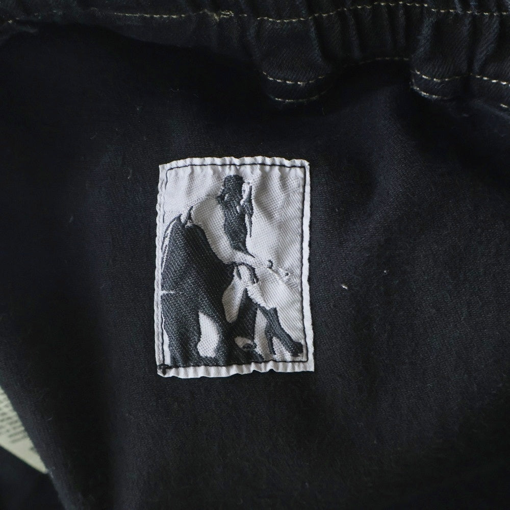 DRKSHDW(ダークシャドウ) CREATCH CARGO DRAWSTRING クリーチカーゴ ワックス加工 ドロスト カーゴパンツ ブラック
