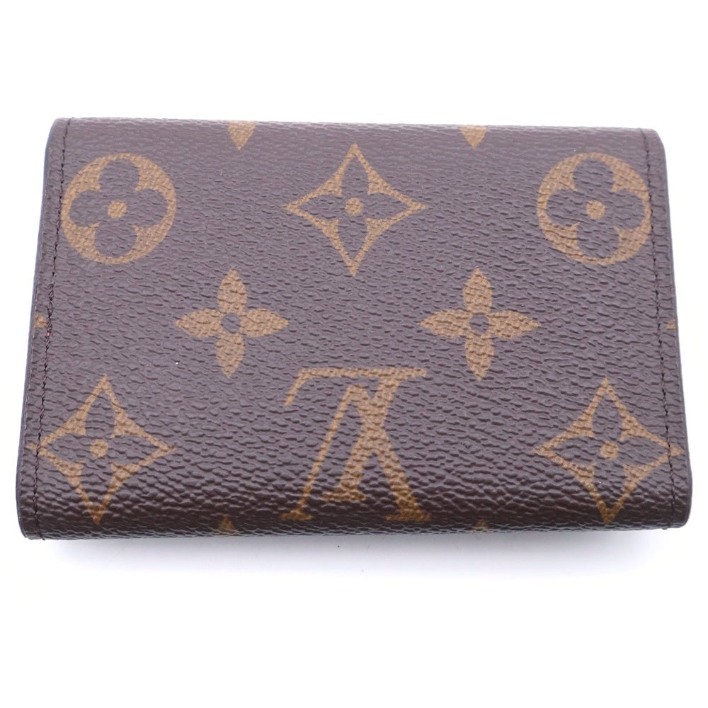 LOUIS VUITTON(ルイヴィトン) モノグラム ミュルティクレ6 フューシャ キーリング キーケース バッグチャーム ブラウン×ピンク ゴールド金具 PVC M11456