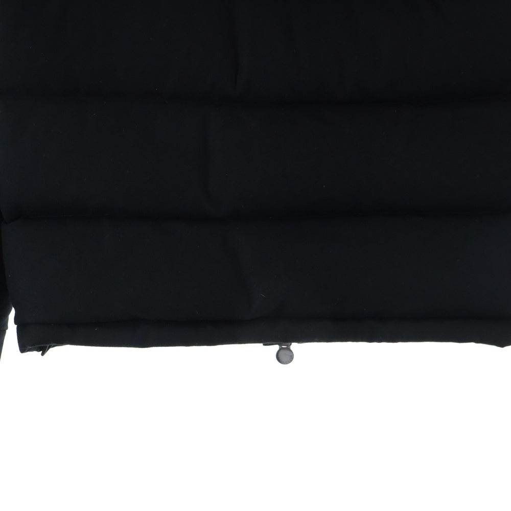 MONCLER(モンクレール) 17AW MONTGENEVRE モンジュネーブル ウール フーデッド ジップアップ ダウンジャケット ブラック C20914033805
