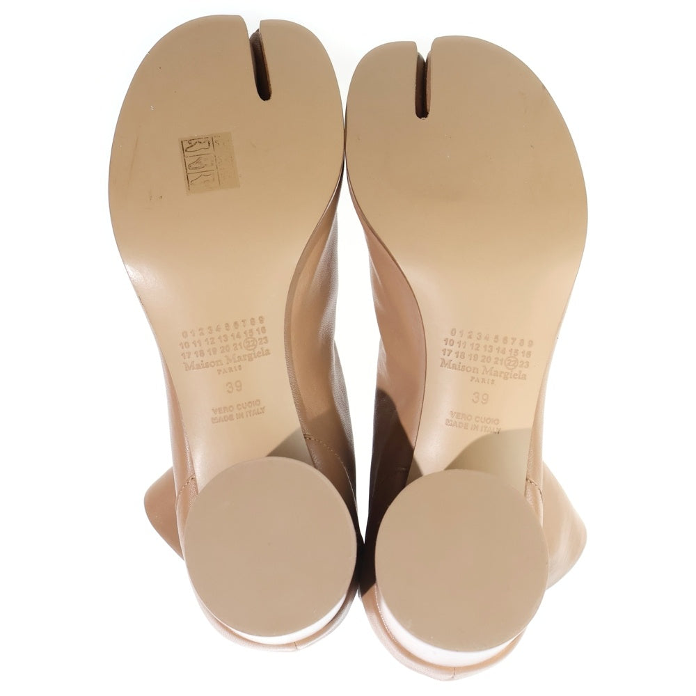 Maison Martin Margiela(メゾンマルタンマルジェラ) TABI ANKLE BOOTS タビブーツ S58WU0246 ロングブーツ ベージュ