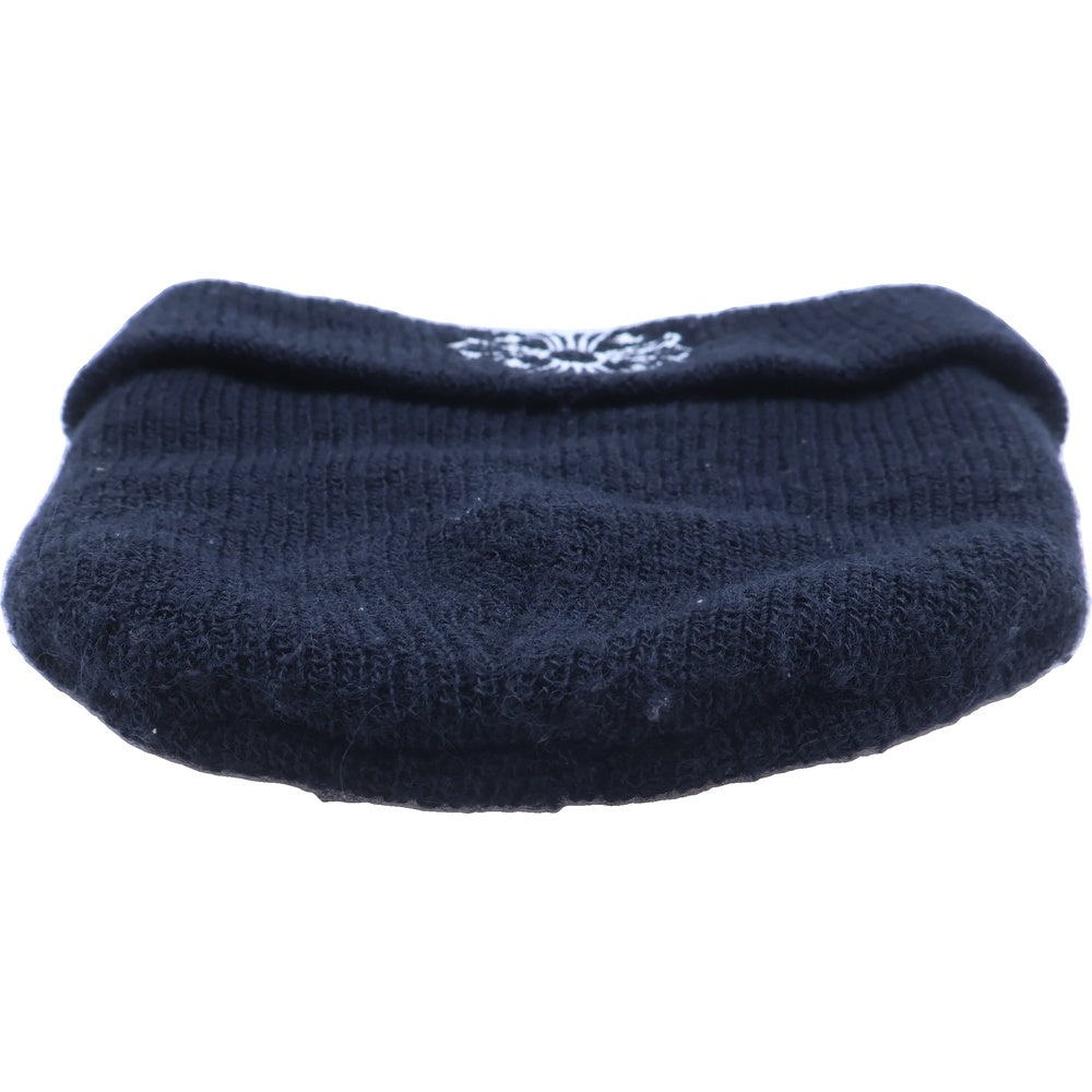 CHROME HEARTS(クロムハーツ) WOOL WATCH CAP FUCK YOU ウールワッチキャップ CHプラスファッキュー刺繍ビーニー帽子 ブラック