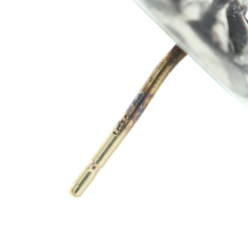 CHROME HEARTS(クロムハーツ) STUD CRSBLL クロスボールスタッドピアス シルバー BCA110