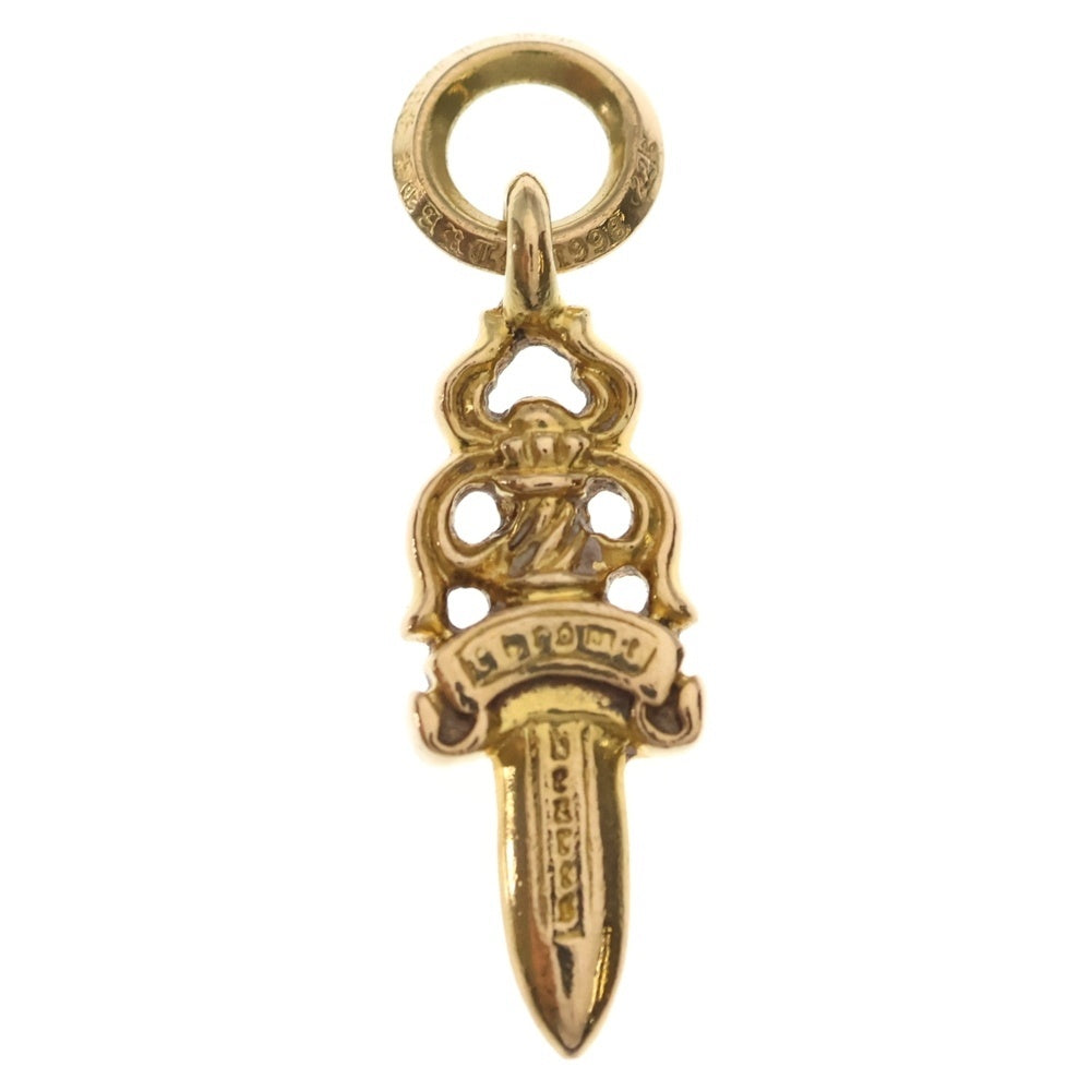 CHROME HEARTS(クロムハーツ) 22K #5 DAGGER CHARM ダガーチャーム ペンダントトップ ゴールド