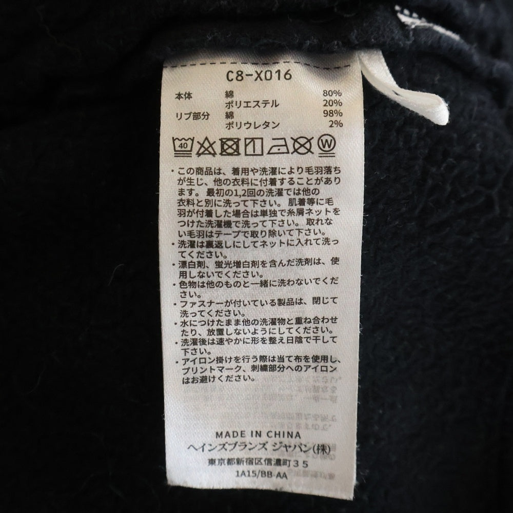 WTAPS(ダブルタップス) ×CHAMPION チャンピオン フロント刺繍 クルーネックスウェットトレーナー ブラック C8-X016