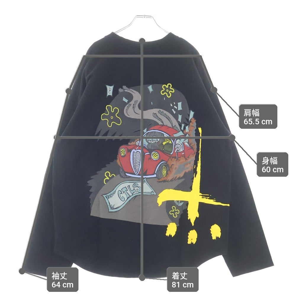 cvtvlist(カタリスト) GANG BOB LONG SLEEVE TEE ギャングボブ 2101090303 ロングスリーブカットソー ブラック