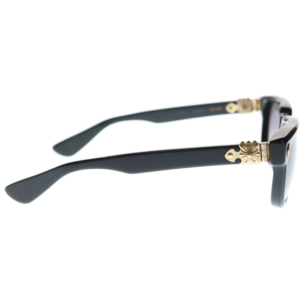 CHROME HEARTS(クロムハーツ) CHプラステンプルウェリントンサングラス SITONIT 56□‐151 BK-18KGP ブラック/ゴールド
