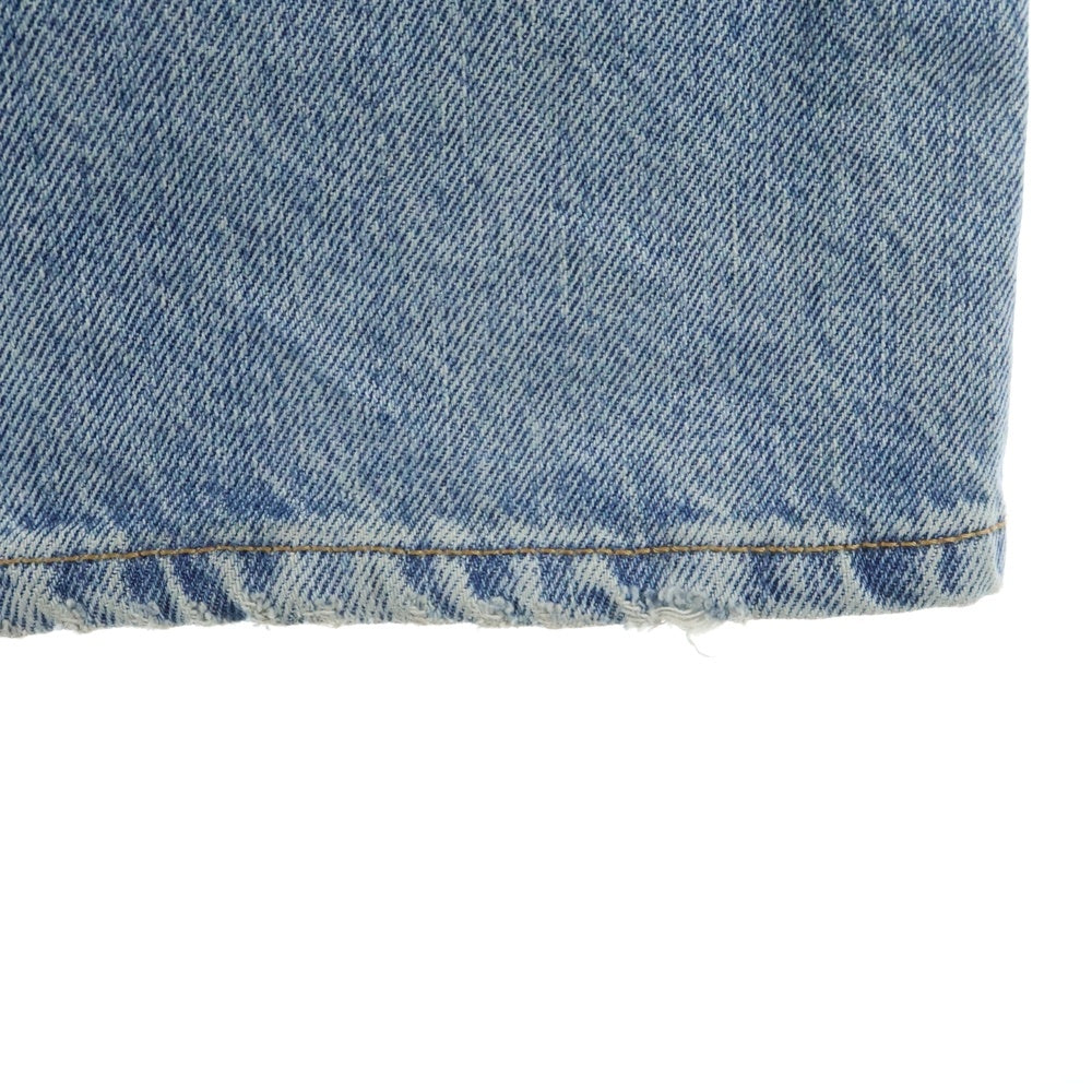 Acne Studios(アクネ ストゥディオズ) 2021M PENICILLIN ペニシリン ダメージデザイン ルーズフィット ボタンフライ デニムパンツ ジーンズ インディゴ B00403